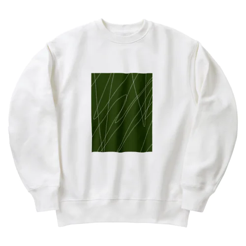 Green Heavyweight Crew Neck Sweatshirt