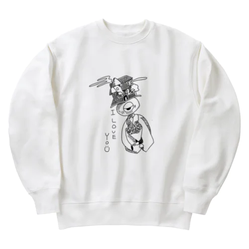 ふしぎなひと Heavyweight Crew Neck Sweatshirt