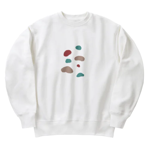 絵の具でお絵描き Heavyweight Crew Neck Sweatshirt