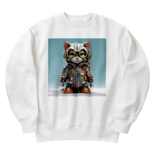 猫 Heavyweight Crew Neck Sweatshirt