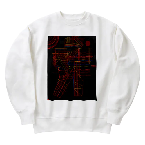 色のついた棒 / Colored Sticks Heavyweight Crew Neck Sweatshirt