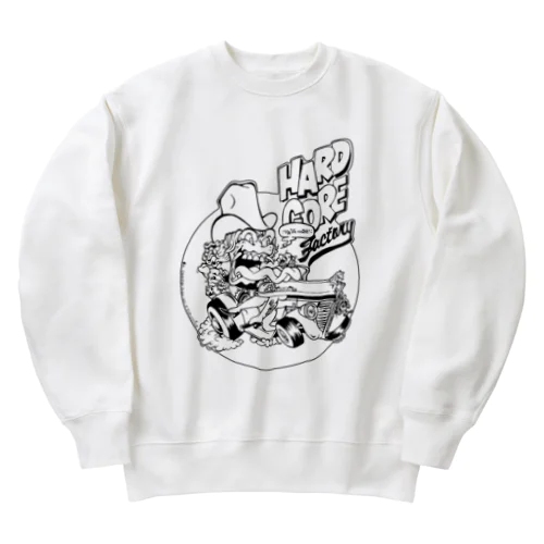 HARD CORE FACTORY#B Heavyweight Crew Neck Sweatshirt