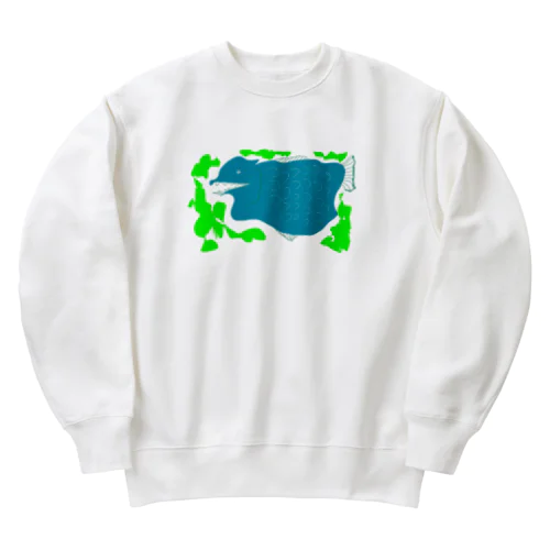 さかな Heavyweight Crew Neck Sweatshirt