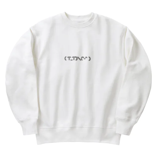 よしよしサブカル顔文字 Heavyweight Crew Neck Sweatshirt