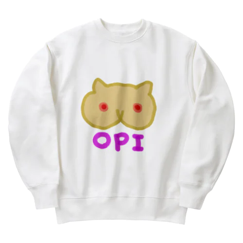 OPIくん Heavyweight Crew Neck Sweatshirt