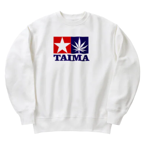 TAIMA 大麻 大麻草 マリファナ cannabis marijuana Heavyweight Crew Neck Sweatshirt