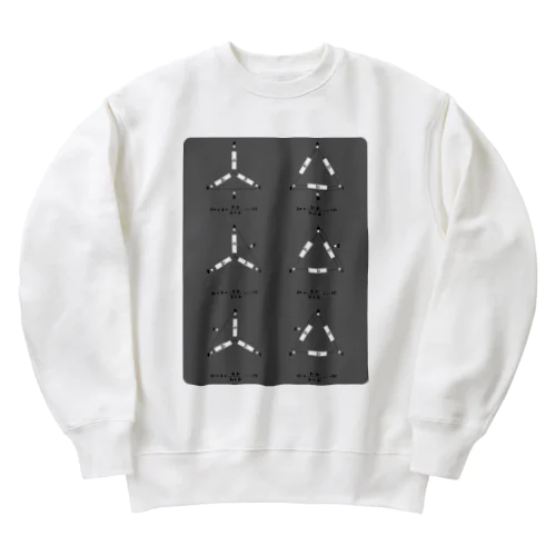 電気回路　Y回路とD回路 Heavyweight Crew Neck Sweatshirt