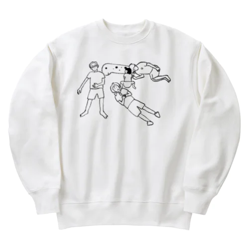 映画「おーい！どんちゃん」公式グッズ Heavyweight Crew Neck Sweatshirt