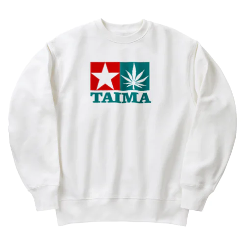 TAIMA 大麻 大麻草 マリファナ cannabis marijuana  Heavyweight Crew Neck Sweatshirt