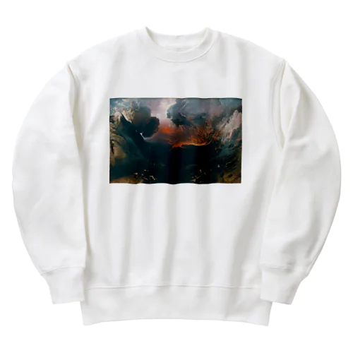 神の大いなる怒りの日 / The Great Day of His Wrath Heavyweight Crew Neck Sweatshirt