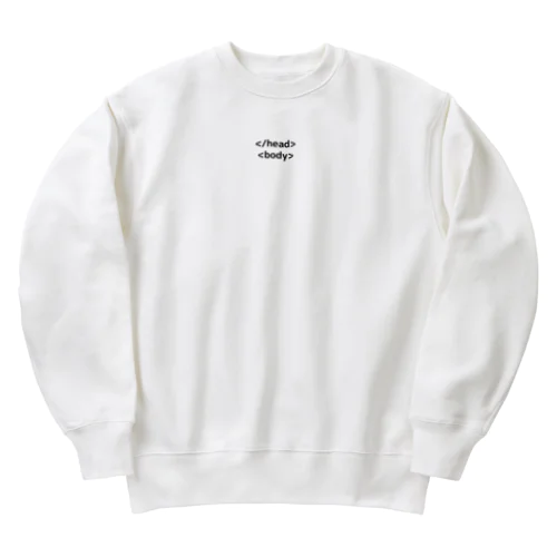 </head><body> Heavyweight Crew Neck Sweatshirt