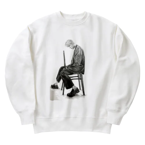 ファンアート EXO チャンヨル　Chanyeol fanart  Heavyweight Crew Neck Sweatshirt