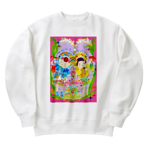 文化ちゃんとフランス姫 Heavyweight Crew Neck Sweatshirt