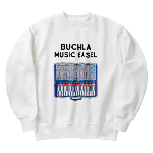 Buchla Music Easel Vintage Synthesizer Heavyweight Crew Neck Sweatshirt