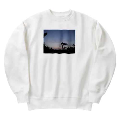 夕方 Heavyweight Crew Neck Sweatshirt