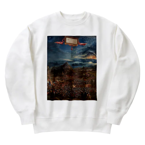 アレクサンダー大王の戦い / The Battle of Alexander at Issus Heavyweight Crew Neck Sweatshirt