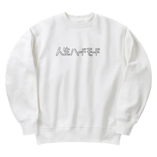 人生ハードモード Heavyweight Crew Neck Sweatshirt