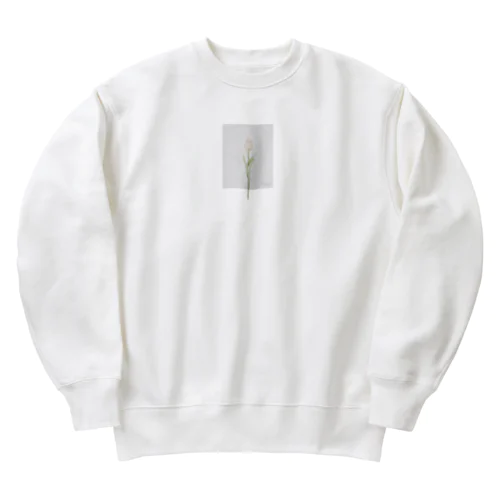 桃チューリップ . Heavyweight Crew Neck Sweatshirt