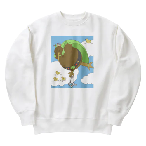 キーウィマンとゆかいな仲間たち Heavyweight Crew Neck Sweatshirt