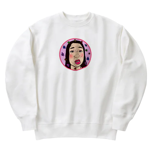 0120・熟熟まなちゃん・配信者シリーズ（じゅうにブランド） Heavyweight Crew Neck Sweatshirt