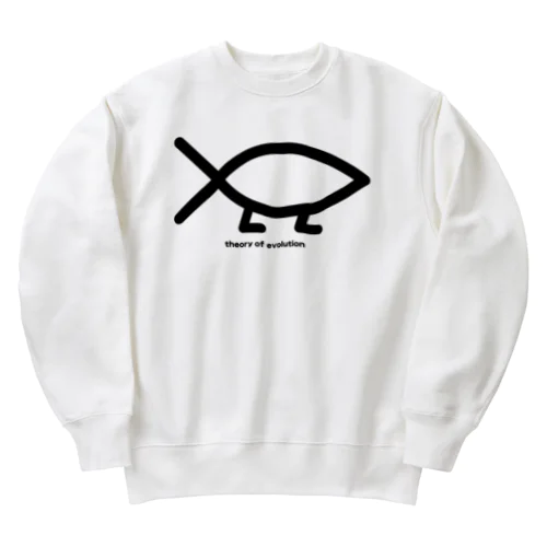 進化論 Heavyweight Crew Neck Sweatshirt