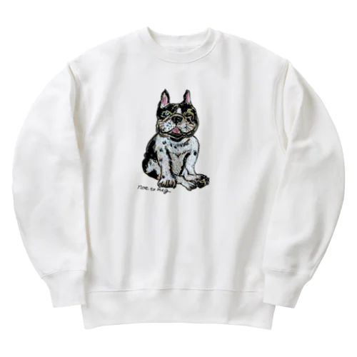 にんまりパイドブヒ Heavyweight Crew Neck Sweatshirt