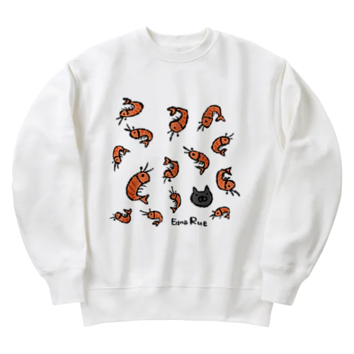 エビえび海老🦐！ Heavyweight Crew Neck Sweatshirt