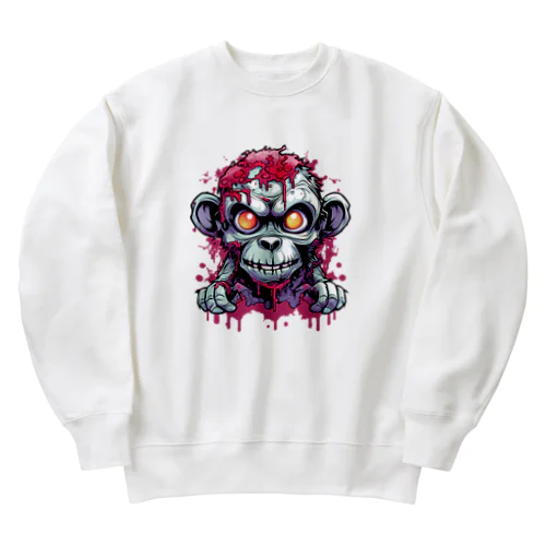 ゾンビ猿 Heavyweight Crew Neck Sweatshirt