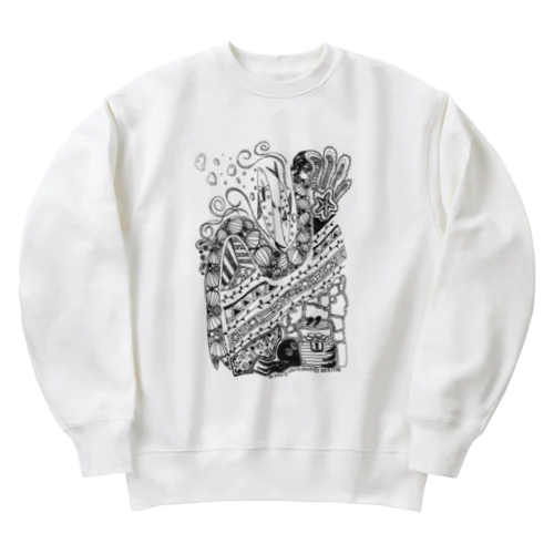 海中散歩 Heavyweight Crew Neck Sweatshirt