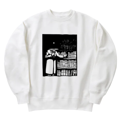 夜の本棚 Heavyweight Crew Neck Sweatshirt