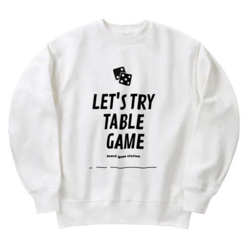 board game station goods Heavyweight Crew Neck Sweatshirt