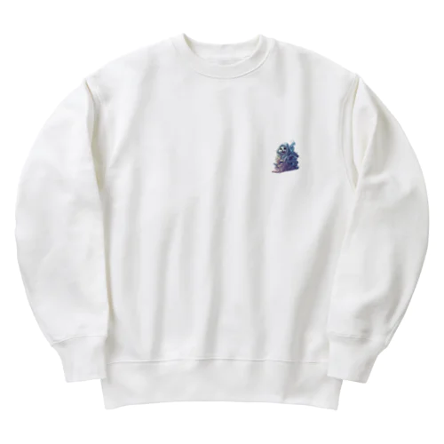 おば犬 Jr. Heavyweight Crew Neck Sweatshirt