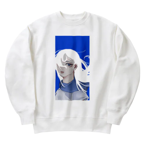 セーラー服の女の子 Heavyweight Crew Neck Sweatshirt