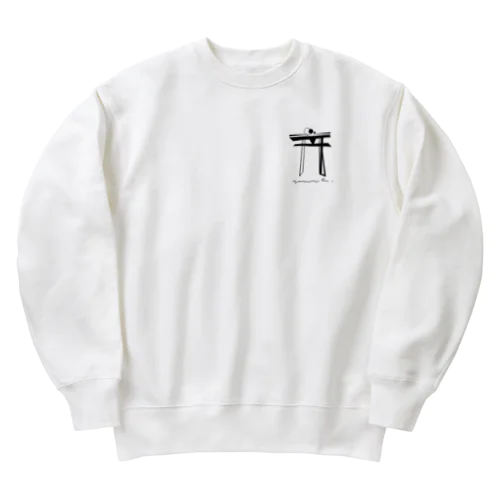 鳥居とわたし Heavyweight Crew Neck Sweatshirt