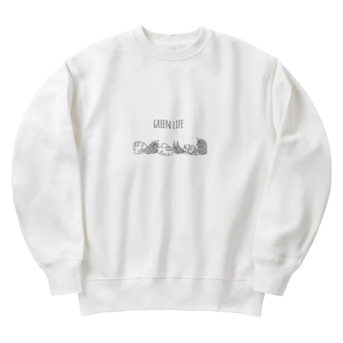 葉っぱライフ Heavyweight Crew Neck Sweatshirt