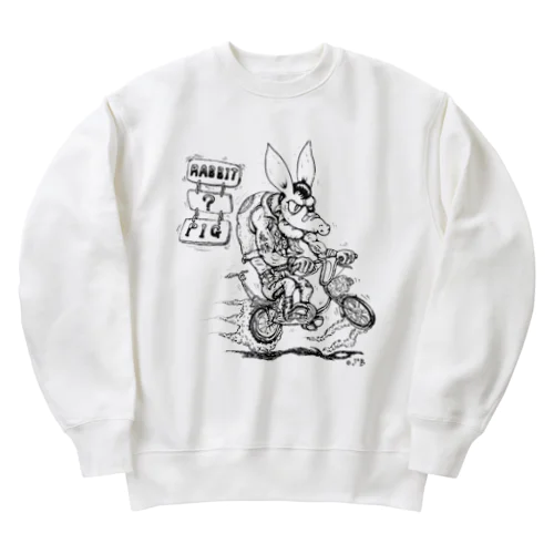 兎豚その１ Heavyweight Crew Neck Sweatshirt