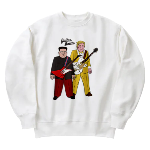 GUITAR BATTLE Heavyweight Crew Neck Sweatshirt