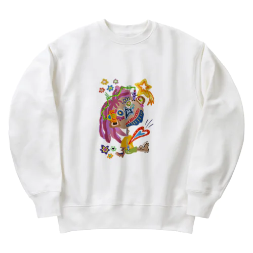 星ふる夜に Heavyweight Crew Neck Sweatshirt