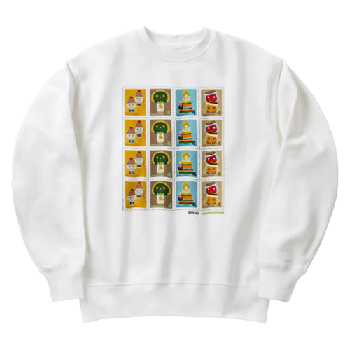 キャトル切手_お野菜ファッションB 4×4 Heavyweight Crew Neck Sweatshirt