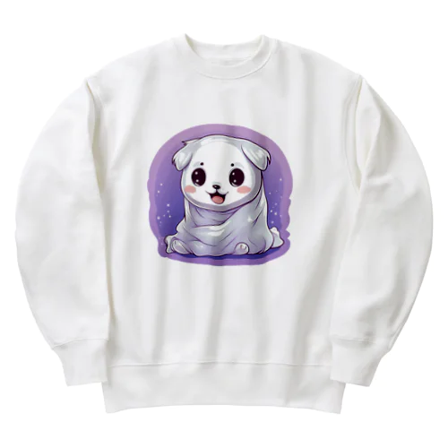 オバケ子犬 Heavyweight Crew Neck Sweatshirt