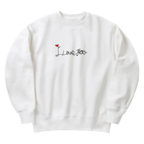 アイラブユー Heavyweight Crew Neck Sweatshirt