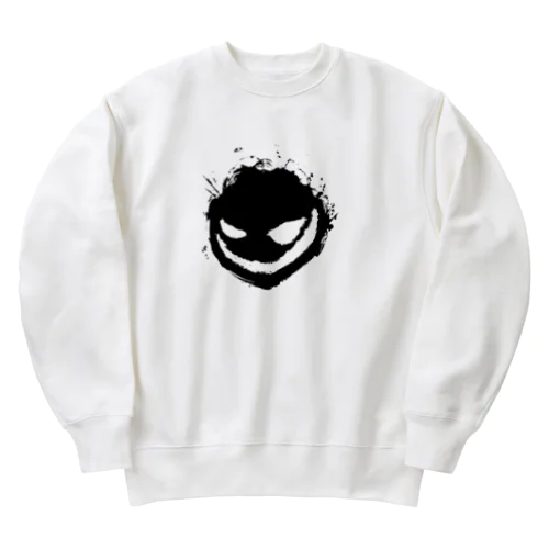 墨の顔 Heavyweight Crew Neck Sweatshirt