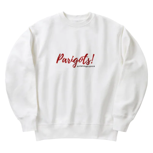 Parigots!🌟 パリっ子のための特別なアイテム！ 🌟 Heavyweight Crew Neck Sweatshirt