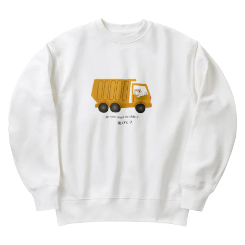 わんちゃん運転手 Heavyweight Crew Neck Sweatshirt