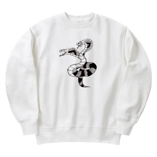 #双頭のコブラ Heavyweight Crew Neck Sweatshirt