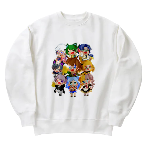 お茶会全員集合ヘビーウェイトスウェット Heavyweight Crew Neck Sweatshirt