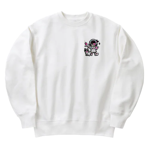 CuteCombat_nurse(ナース)_ver.001 Heavyweight Crew Neck Sweatshirt