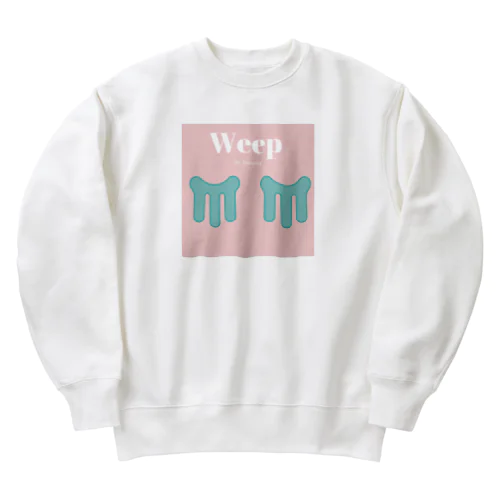 Weep | 水色の涙 Heavyweight Crew Neck Sweatshirt