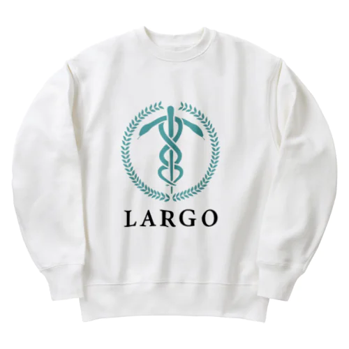 NPO法人LARGO 公式ロゴアイテム Heavyweight Crew Neck Sweatshirt