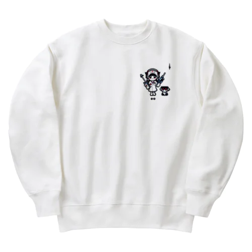 CuteCombat_nurse(ナース)_ver.002 Heavyweight Crew Neck Sweatshirt